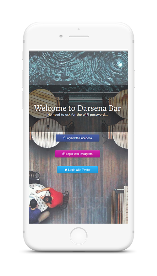 Darsena Bar Social Login