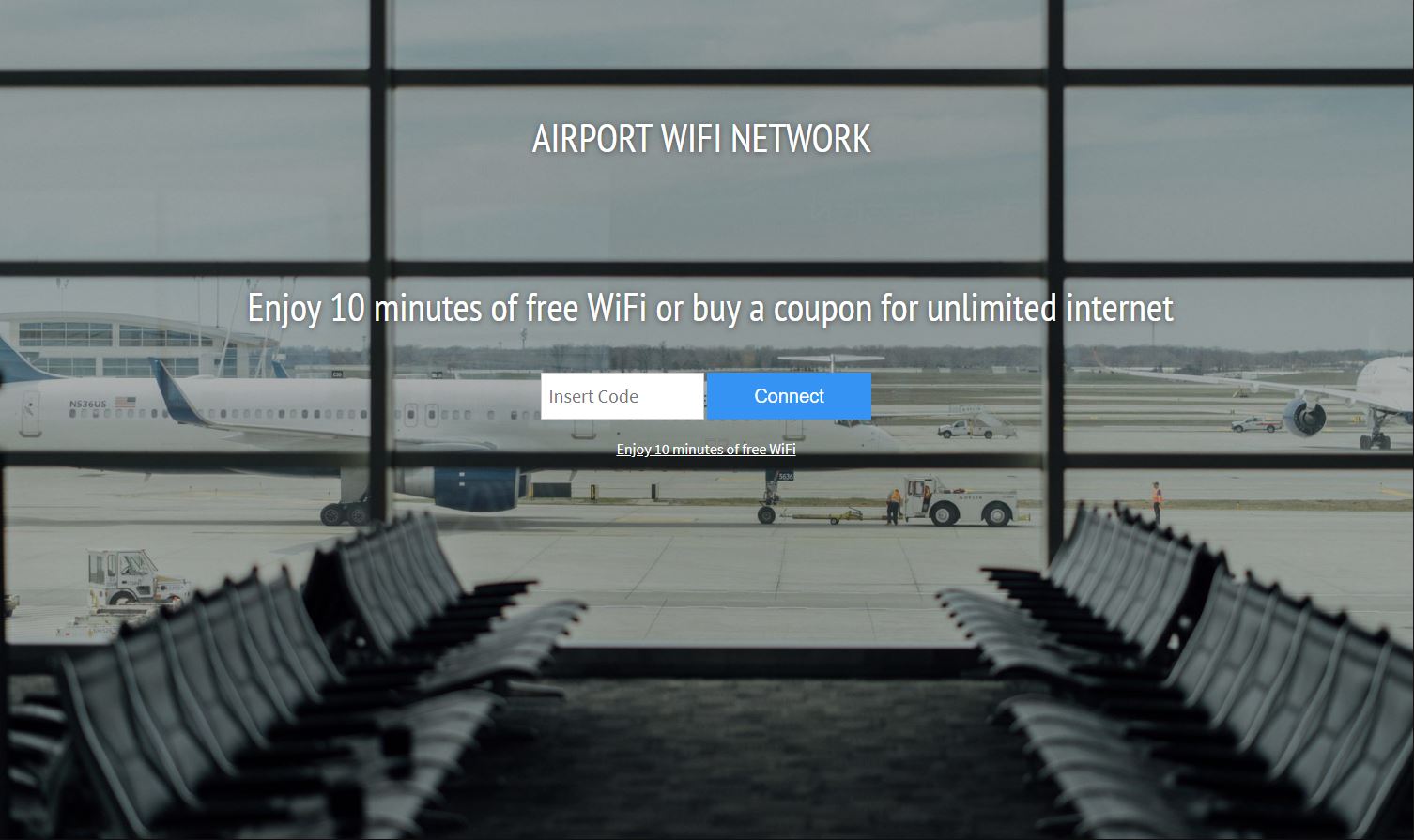 WiFi a pagamento in aeroporto