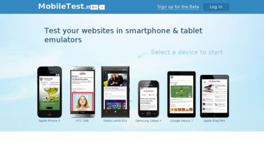 Mobiletest.memobiletest.me A free tool to test any URL on smartphones and tablets. Beta is free. Mobiletest.memobiletest.me A free tool to test any URL on smartphones and tablets. Beta is free.