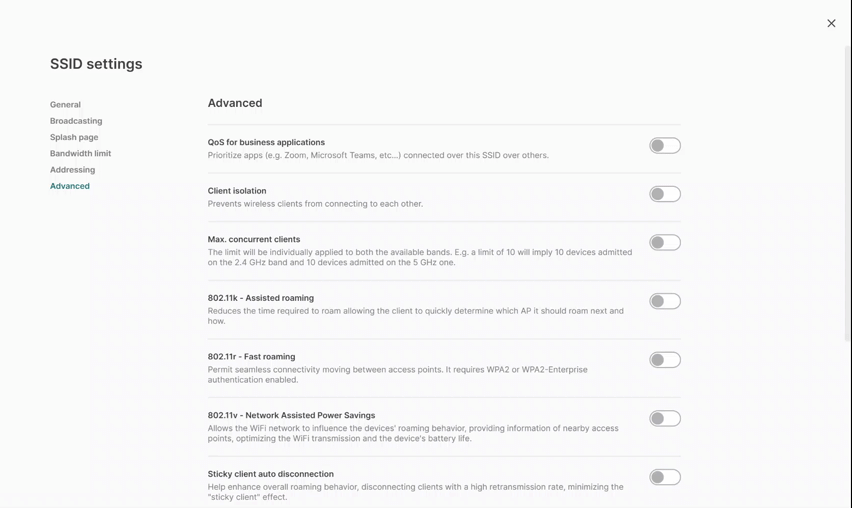 SSID Settings - How to fix network congestion SSID Settings
